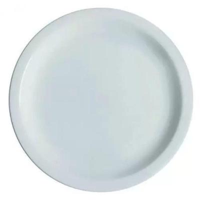 Jogo 6 Pratos De Sobremesa Branco Ceramica - Porcelart