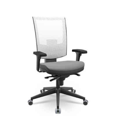 Cadeira Flash Presidente Branco E Cinza
