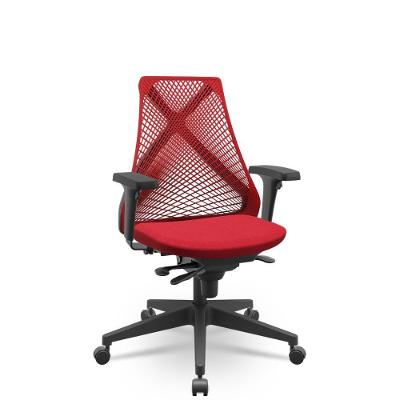 Cadeira Bix X+ Poliester Azul Slider Piramidal