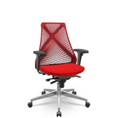 Cadeira Bix X+ Aero Vermelho Slider Base Alumínio
