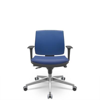 Cadeira Brizza Soft Executiva Vinil Azul
