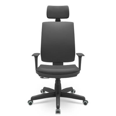 Cadeira Brizza Soft Preto Vinil Relax Plax