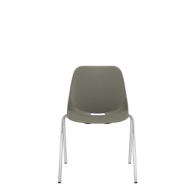 Cadeira Quick Fixa V Basalto Base Metal Cromada