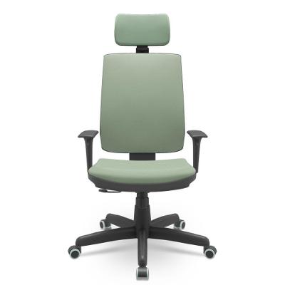 Cadeira Brizza Soft Verde Vinil Relax Plax