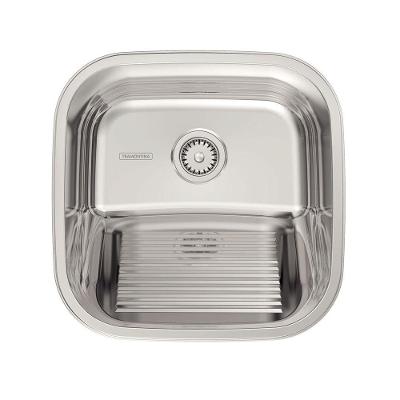 Tanque De Encaixe Tramontina Hera 25 L Em Aço Inox Polido 40x40 Cm