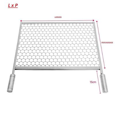 Grelha Moeda Inox 430 Para Churrasqueira Vários Tamanhos