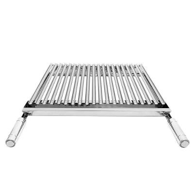 Grelha Argentina Parrila Inox 430 80x50 Prata 80x50
