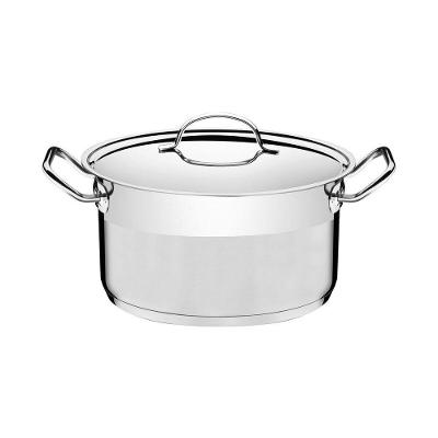Caçarola Tramontina Professional Em Aço Inox 24 Cm 6,1 L