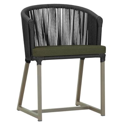 Cadeira De Jantar Noronha Alumínio Fendi E13 Trama Original Preto