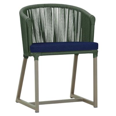 Cadeira De Jantar Noronha Alumínio Fendi E10 Trama Original Verde