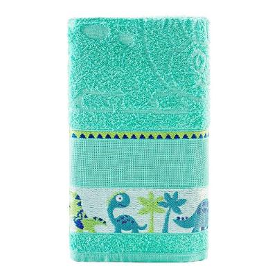 Toalha De Banho Kids 100% Algodão 1 Peça Dino Verde