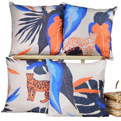 Kit 4 Capas De Almofadas Decorativa Tropical Xamã