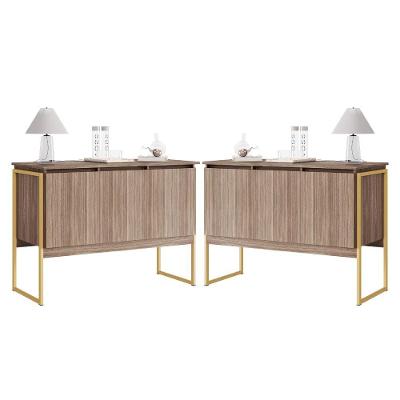 Jogo De Buffets Modernos Verona Affara Dourado