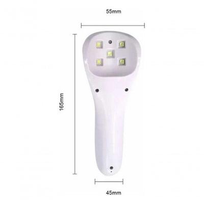Mini Cabine Lanterna Portátil 5 Led Uv Secagem Gel Sem Fioq5