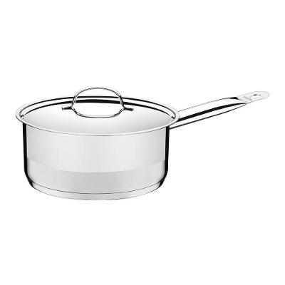 Panela Tramontina Professional Em Aço Inox Com Tampa 24 Cm 4,7 L