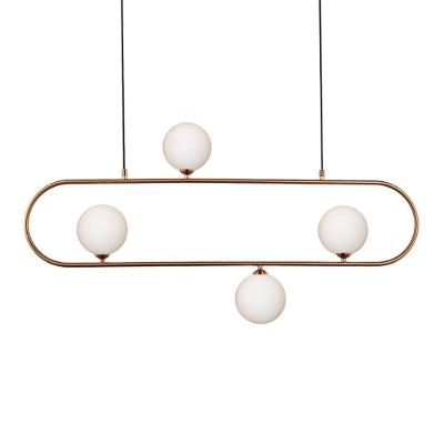 Lustre Pendente Quality Cadre 1329 G9 Bivolt Bronze Branco