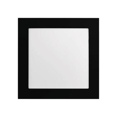 Painel Led Save Energy Quadrado Embutir 25w Bivolt Jet Black 6500k