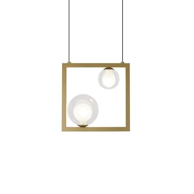 Lustre Pendente Quality Orbit 1533 G9 Bivolt Dourado Transparente