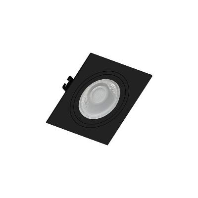Spot De Embutir Plano Save Energy Mr16 Gu10 Bivolt Preto