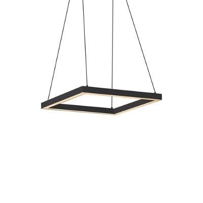 Lustre Pendente Newline Fit Led 740 Bivolt Preto 4000k Luz Neutra