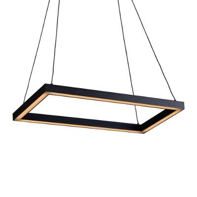 Lustre Pendente Newline Fit Led 743 Bivolt Preto 4000k Luz Neutra