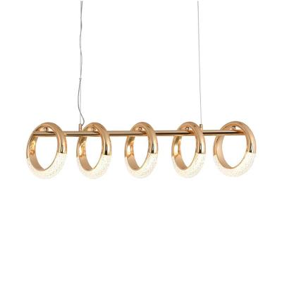 Lustre Pendente Skylight Diamond 3098 Rose Gold Led Bivolt
