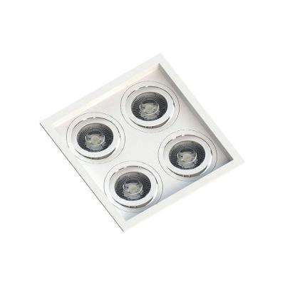 Spot Embutir Recuado Save Energy 4 Lâmpadas Par 20 Bivolt Branco