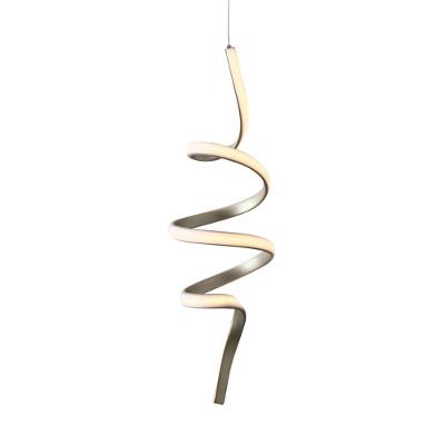 Lustre Pendente Quality Worm 1427 Led Bivolt Dourado