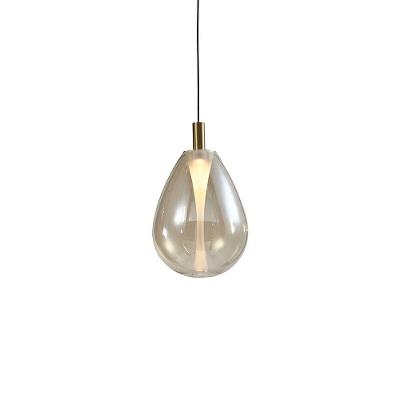 Lustre Pendente Skylight Thunder 4042 M Led Bivolt Bronze-conhaque