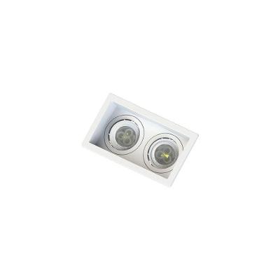 Spot Embutir Recuado Save Energy 2 Lâmpadas Mr11 Gu10 Bivolt Branco