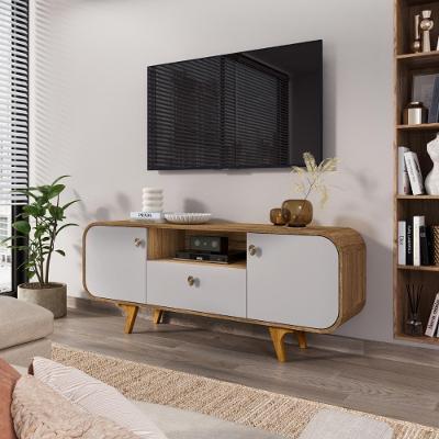 Estante Para Tv 55 Polegadas Sancho Cinamomo Off White