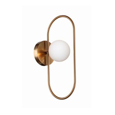 Arandela Quality Cadre 1332 G9 Bivolt Bronze Branco