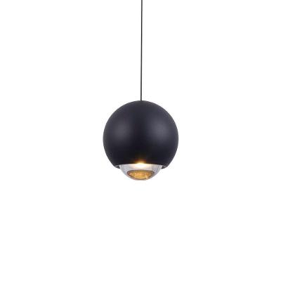 Lustre Pendente Nordecor Muna 2700 Preto Led Bivolt Preto 2700