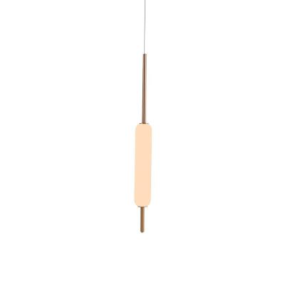 Lustre Pendente Nordecor Zefi Uno 2301 Dourado Led Bivolt