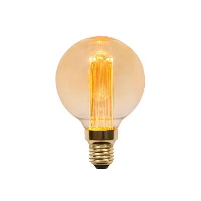 Lâmpada Led Nordecor Filamento G80 Guide 3w E27 Bivolt-