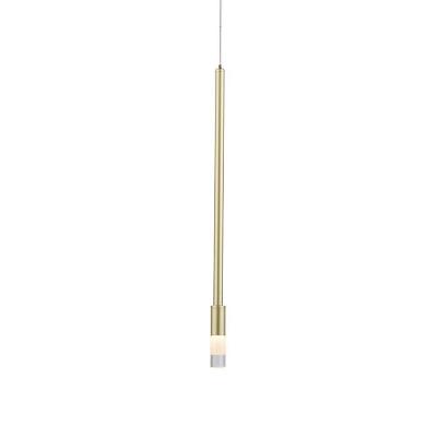 Lustre Pendente Nordecor Nima 2679 Dourado Fosco Led Bivolt Dourado Fosco 2679