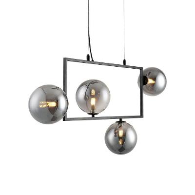 Lustre Pendente Nordecor Modular Jabuticaba 2380 Preto G9 Bivolt