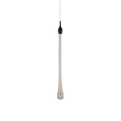 Lustre Pendente Skylight Drop 3059 Led Bivolt Preto-transparente