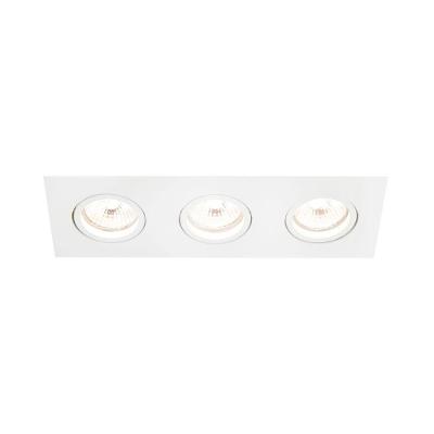 Spot De Embutir Newline Lisse Ii Para 3 Lâmpadas Ar111 Gu10 Bivolt Branco