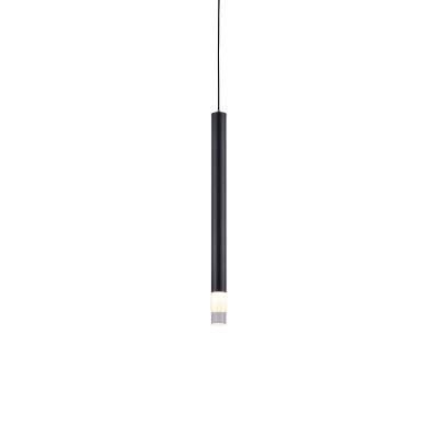 Lustre Pendente Nordecor Lana 2691 35cm Preto Led Bivolt Preto 2691