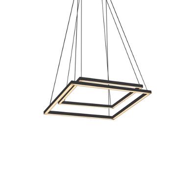 Lustre Pendente Newline Fit Led 748 Bivolt Preto 4000k Luz Neutra