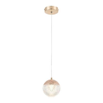 Lustre Pendente Astraled Murzim Pt-9119 Dourado Brilho Led Bivolt