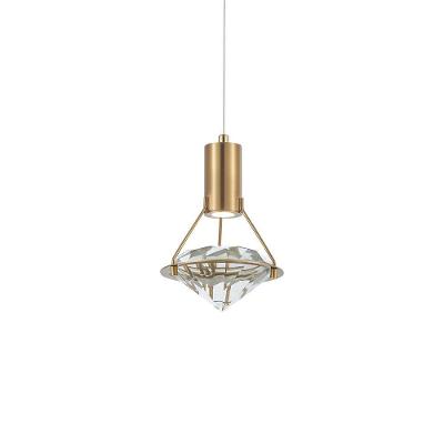 Lustre Pendente Astraled Polaris Pt-9118 Dourado Led Bivolt