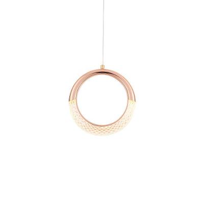 Lustre Pendente Astraled Pictor Pt-9110 Dourado Brilho Led Bivolt