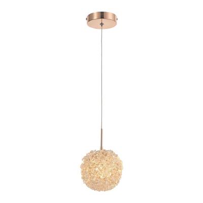 Lustre Pendente Astraled Castula Pt-9123 Dourado Brilho G9 Bivolt 3000k - Luz Amarela