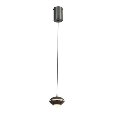 Lustre Pendente Astraled Intercrus Pt-9133 Preto Brilho Led Bivolt