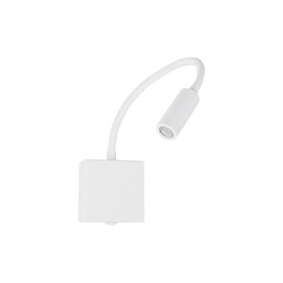 Arandela Nordecor Evy Led Com Interruptor Bivolt Branco 3000k Luz Amarela 2054
