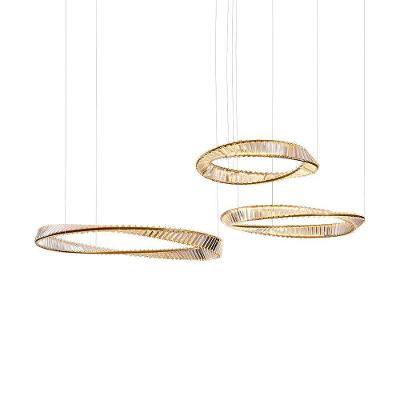 Lustre Pendente Skylight Domino 4043 M Led Bivolt Dourado