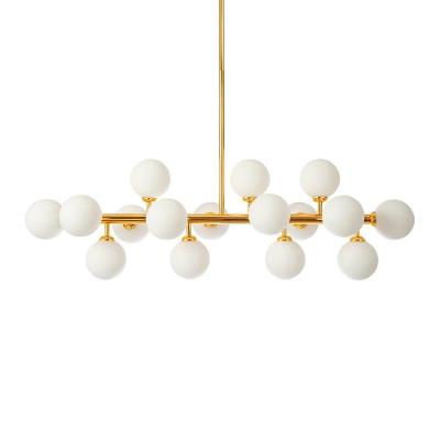 Lustre Pendente Skylight Cotton 3027 Dourado G9 Bivolt Dourado