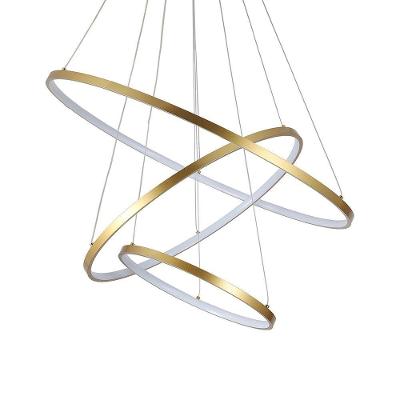 Lustre Pendente Skylight Júpiter 3037 Led Bivolt Dourado